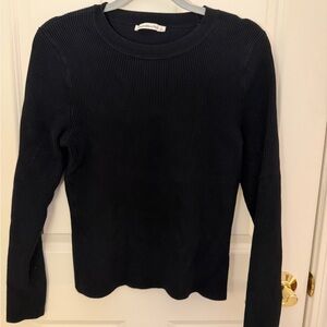 Abercrombie & Fitch Black Knit Sweater